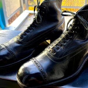 Vintage Handcart leather boot